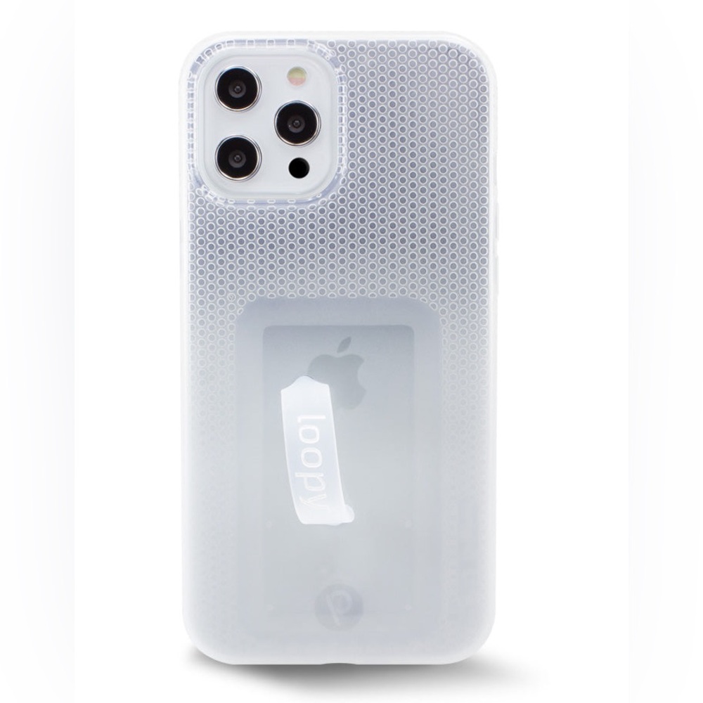Like New Loopy Case White Ombré Clear iPhone 14 Pro Max Matte Edition Righty